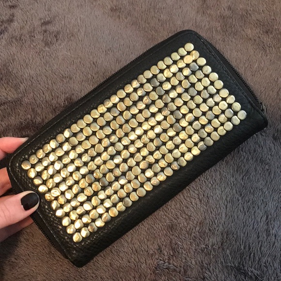 EUC Street Level (francesca’s) Studded Wallet - Picture 1 of 3